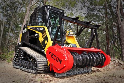 mini skid steer mulcher attachment|forester attachment for skid steer.